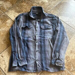 vintage billabong button up flannel long sleeve
